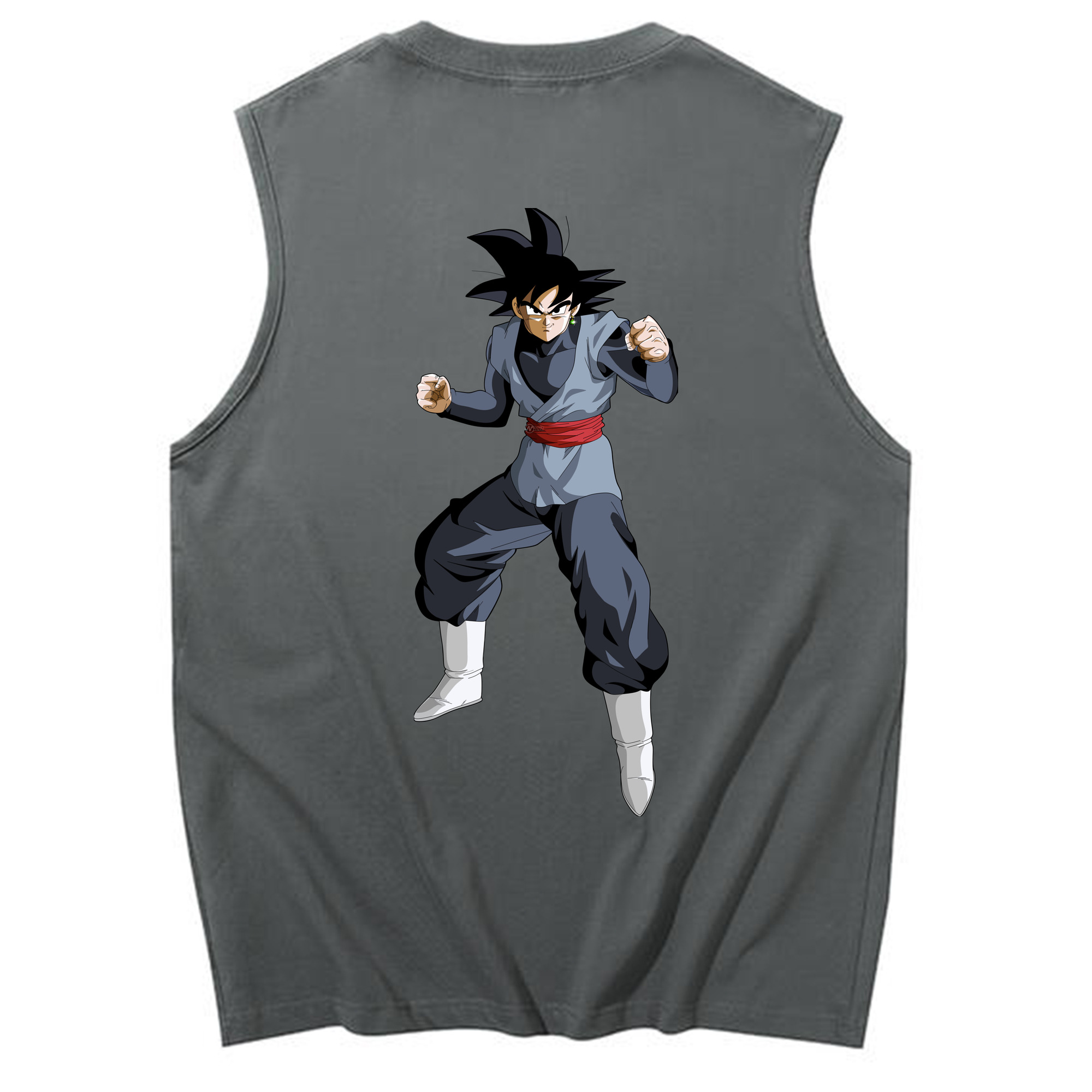 （画像用） ドラゴンボール ベジータ四世（Bejīta Yonsei）DRAGON BALL Vegeta IV コットン100％タンクトップ（背面プリント）